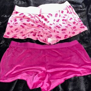 Juicy Couture purple and pink with cherry’s valor shorts